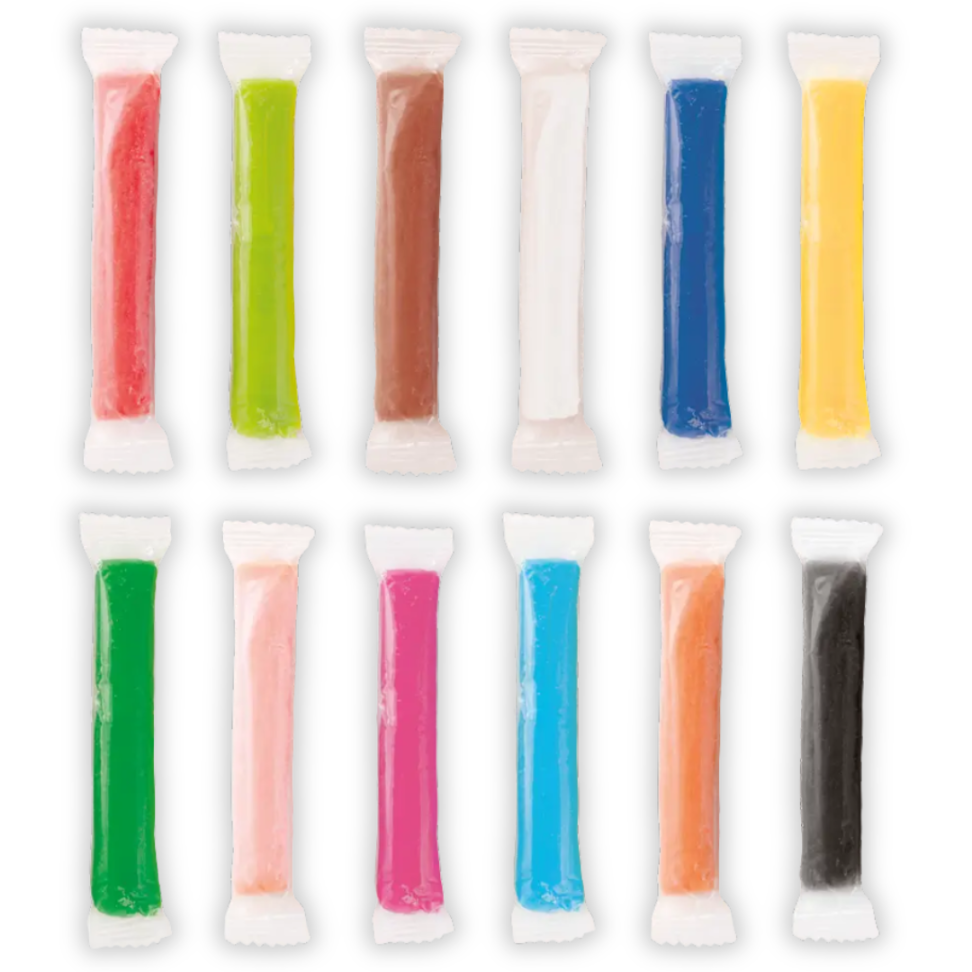 Massinha de Modelar Super Soft 12 Cores 180g Tris - #2