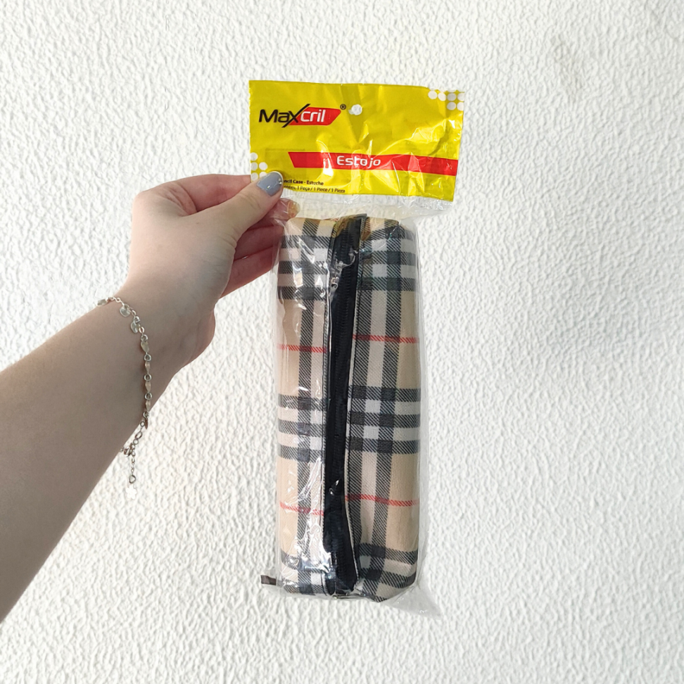 Estojo Simples Xadrez Maxcril - #1