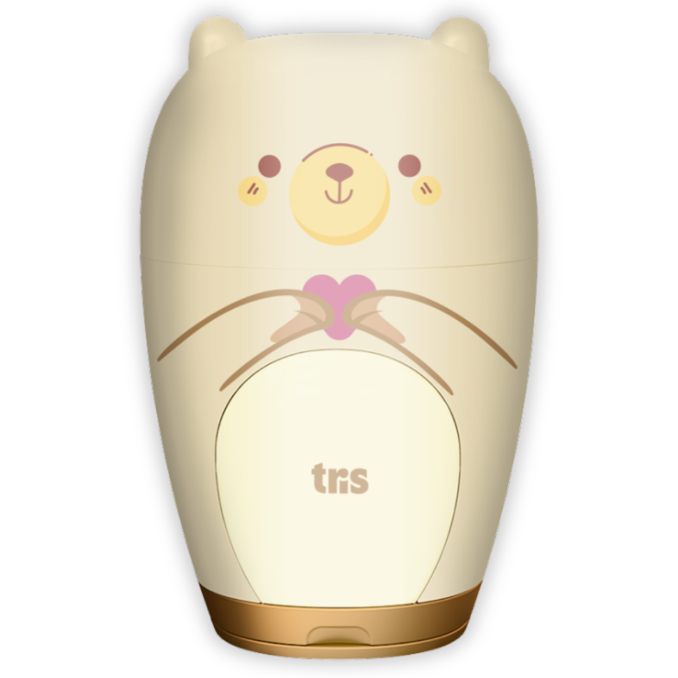 Apontador Duplo com Depósito e Borracha Ursinho Tris - #5