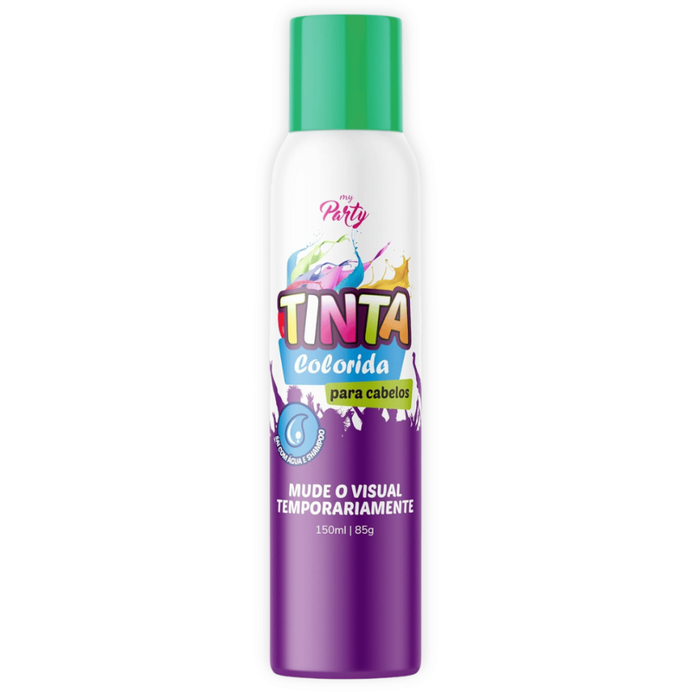 Tinta Colorida para Cabelo Brasil My Party