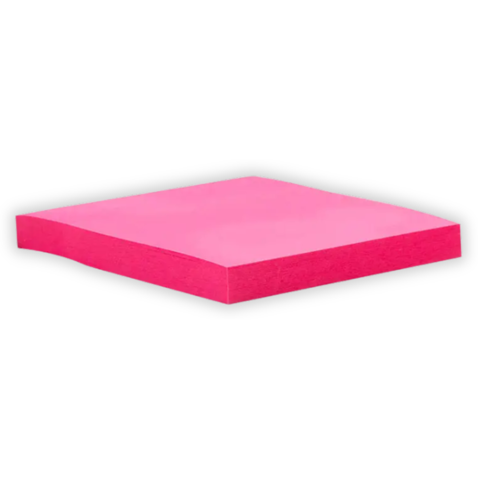 Bloco Adesivo 76mm x 76mm Neon 100 Folhas Maxprint - #7