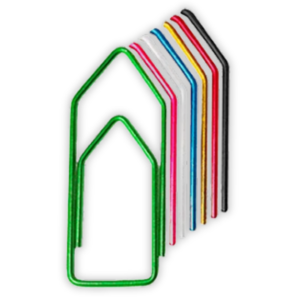 Clipes para Papel Colorido N.8/0 12 Unidades ACC - #2