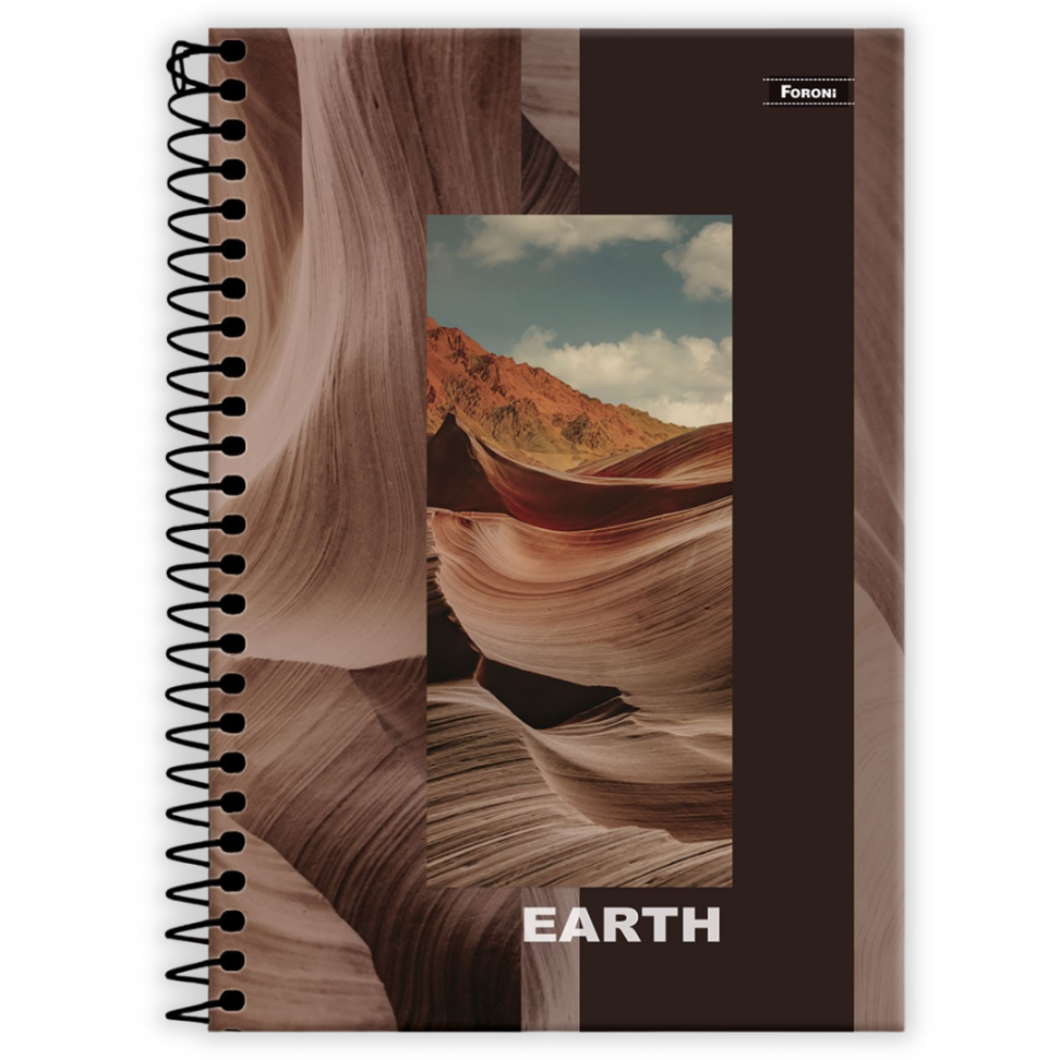 Caderno com Espiral Pequeno 1/4 4 Elementos Mais Foroni - #5