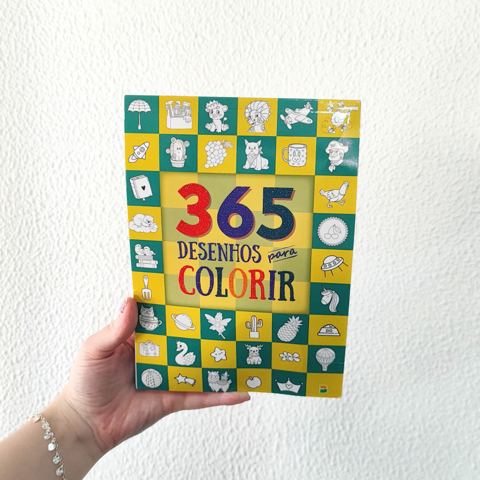Bloco 365 Desenhos para Colorir Todolivro - #1