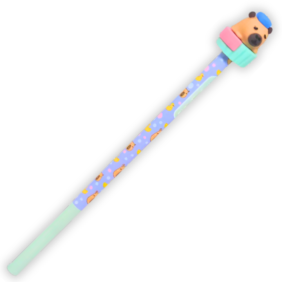 Lápis Grafite de Escrever com Borracha Ponteira Animais  Fantasia CiS - #2