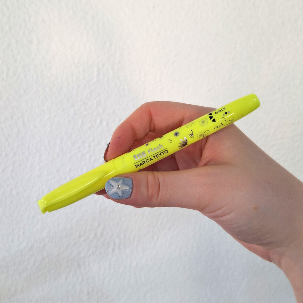 Marca Texto Flash Amarelo Neon Tris - #1