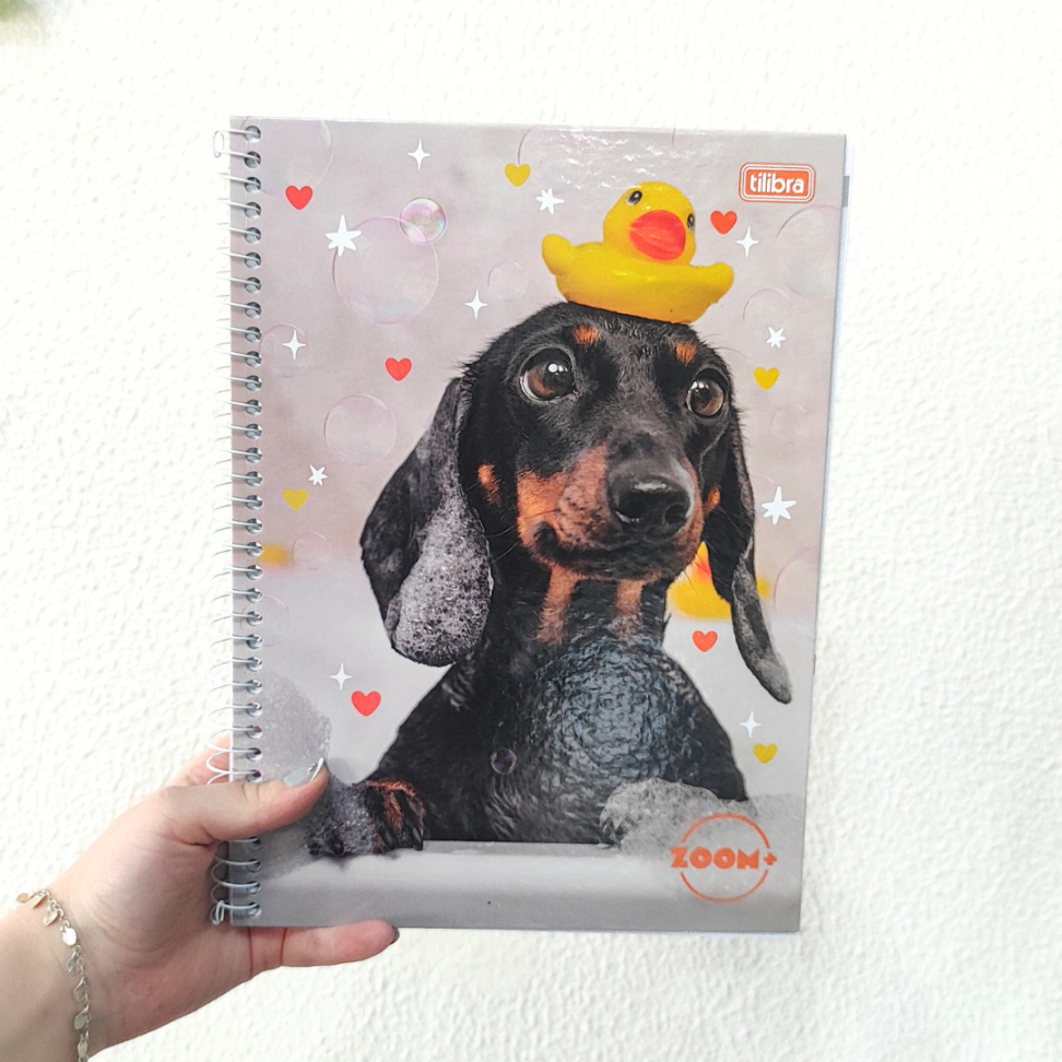 Caderno com Espiral Universitário 1 Matéria Zoom+ Feminino Tilibra - #1