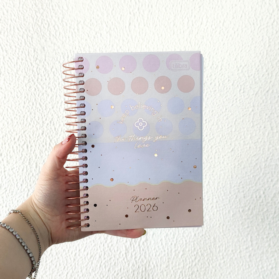 Agenda Espiral Diária Pequena Soho 2026 Tilibra - #10