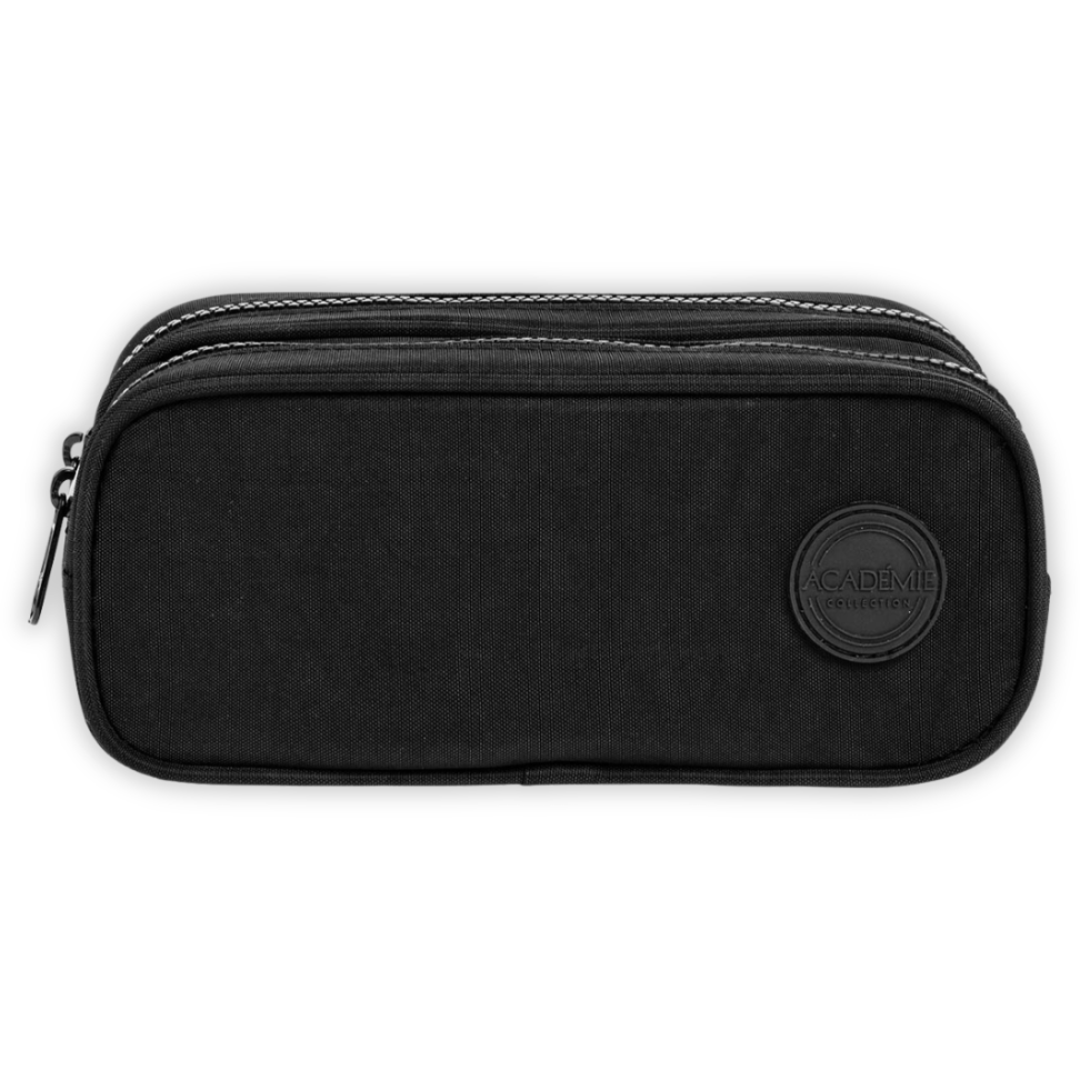 Estojo Duplo Preto Académie Tilibra - #1