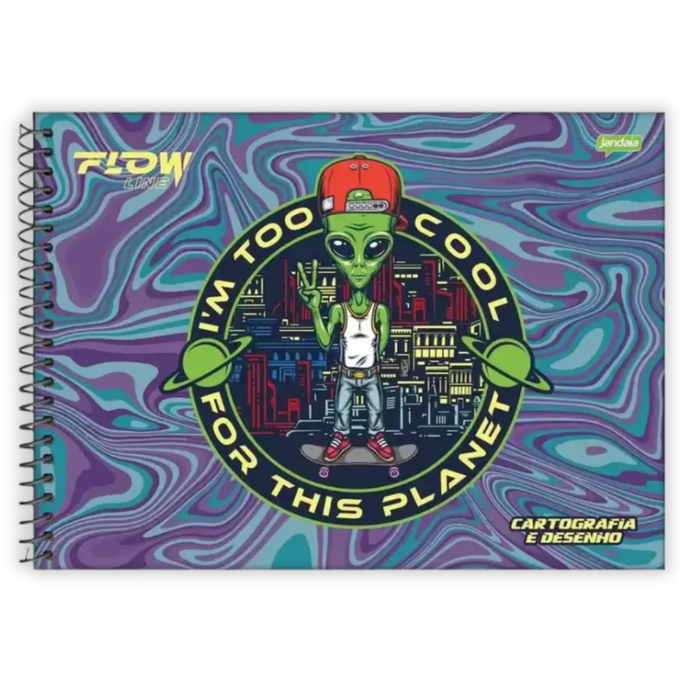 Caderno de Cartografia e Desenho Flow Line Jandaia - #1