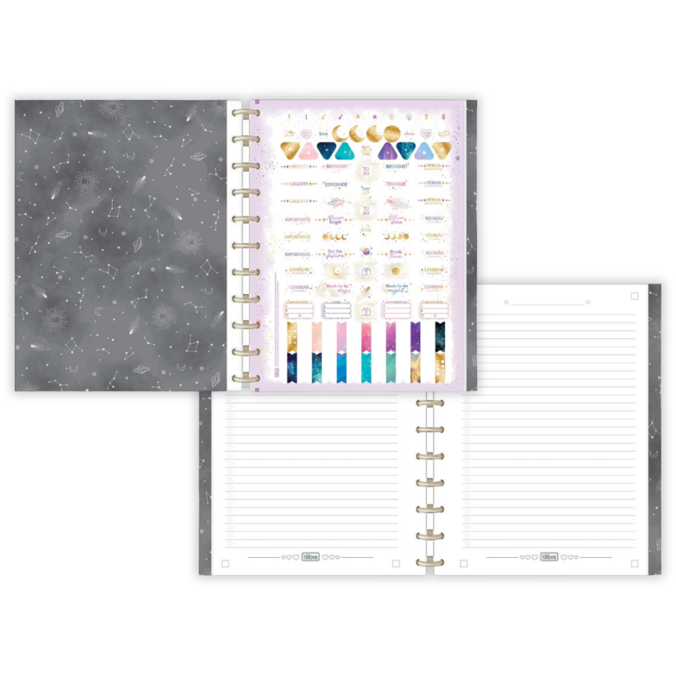 Caderno Inteligente Universitário Magic Tilidisco 10 Matérias Tilibra - #4