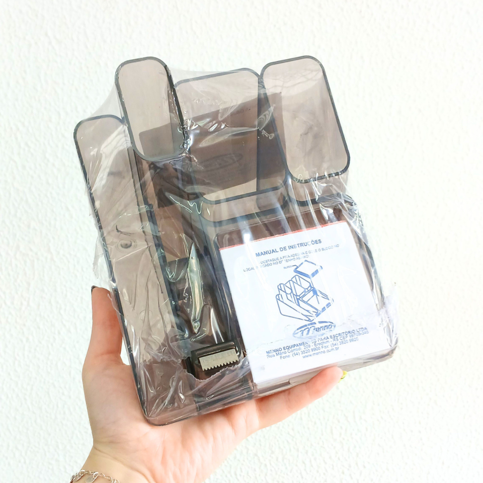Porta Objetos com Suporte de Fita Acrílico Menno - #4