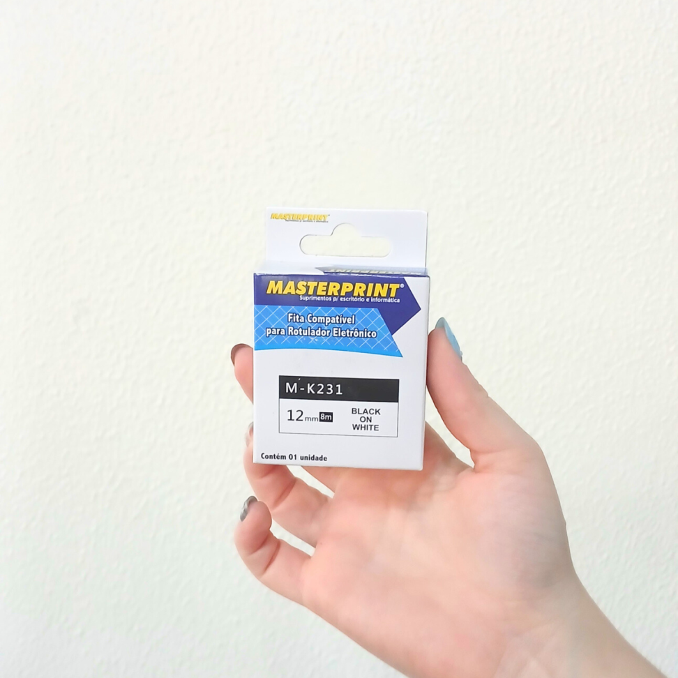 Fita para Rotulador Eletrônico M-K231 8m x 12mm Masterprint - #3