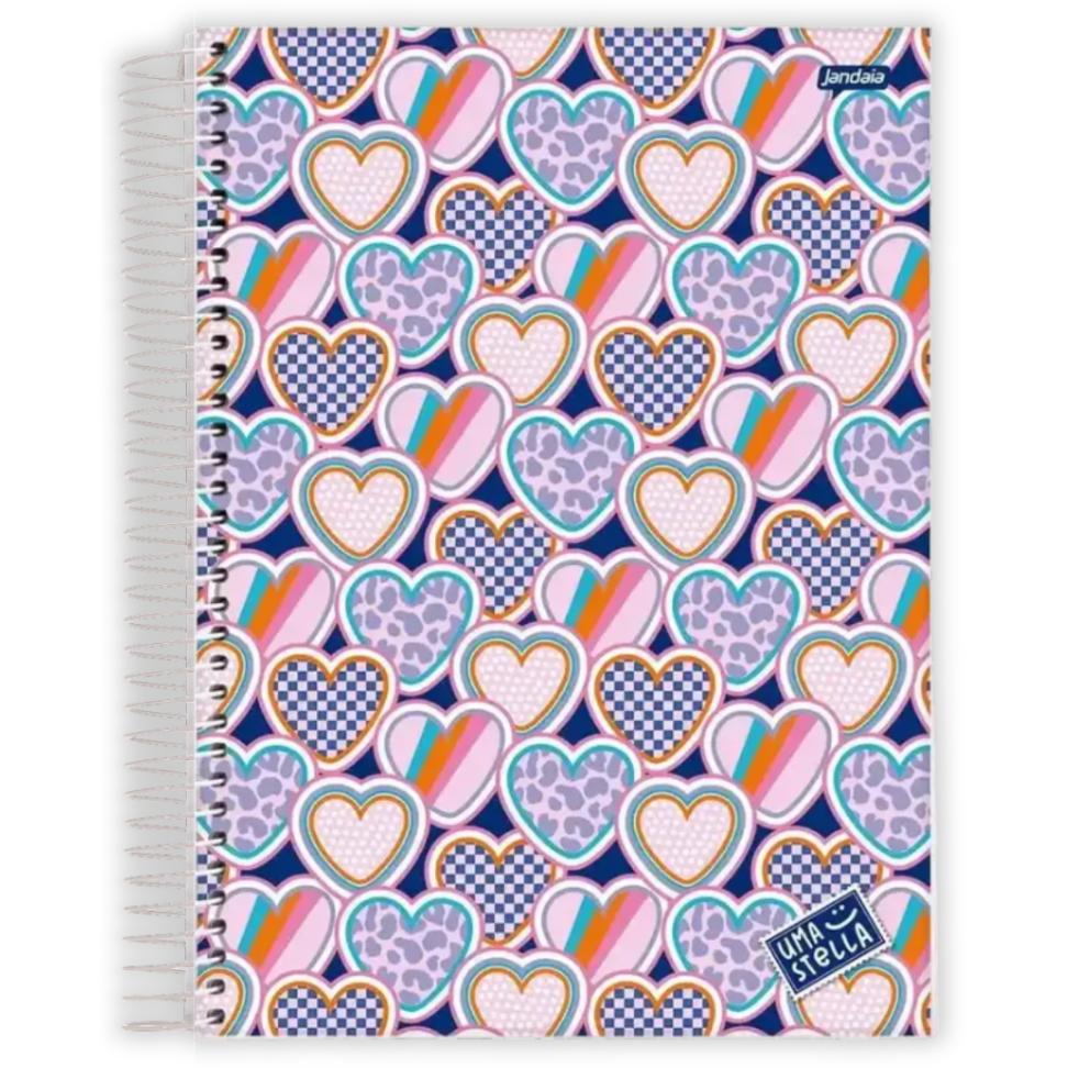 Caderno com Espiral Universitário Uma Stella 1 Matéria Jandaia - #2