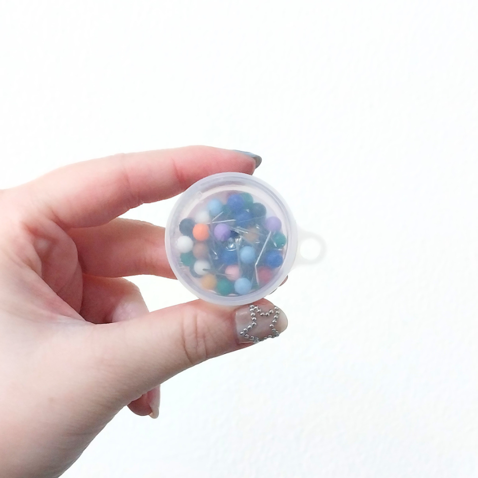 Alfinete para Mapa Tipo Bola Cores Sortidas 5mm 50 Unidades ACC