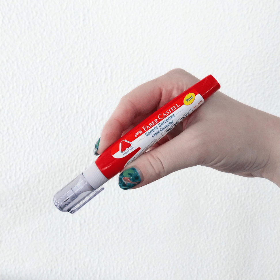 Caneta Corretiva 9ml Faber-Castell