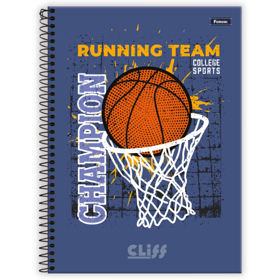 Caderno com Espiral Universitário Cliff Masculino 1 Matéria Foroni - #5