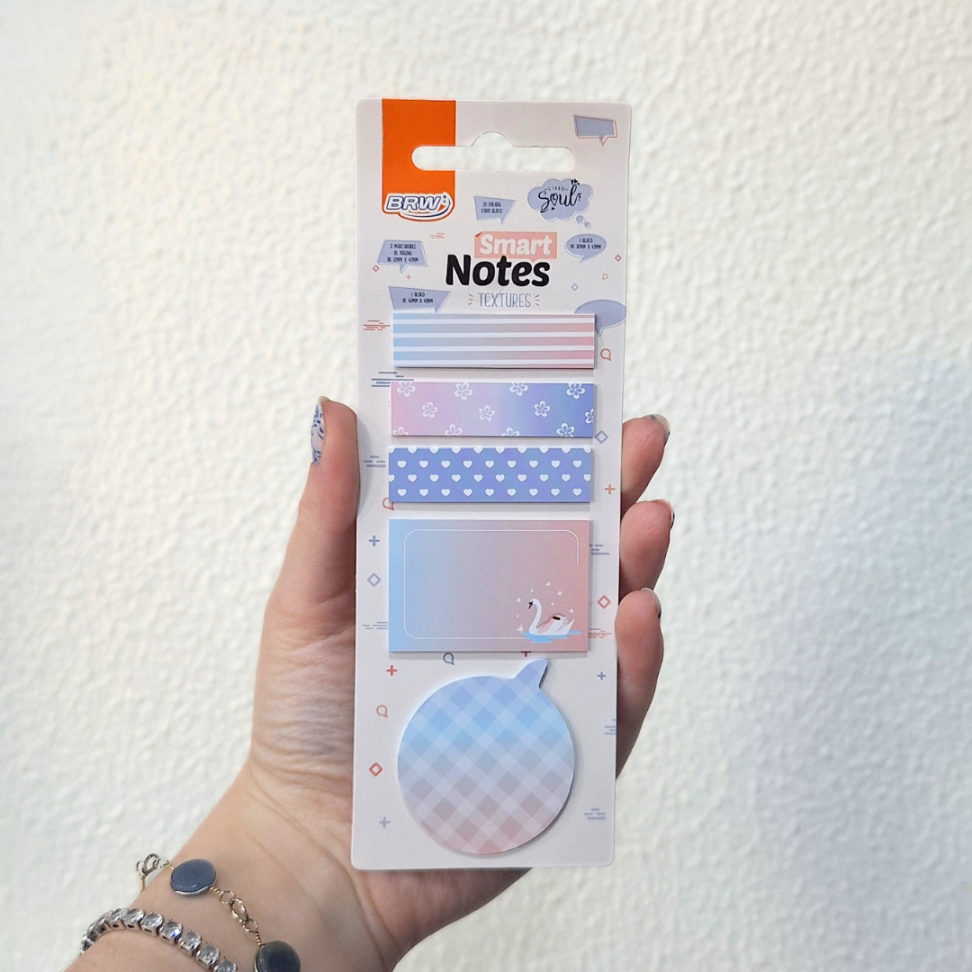 Blocos Smart Notes Textures Cisnes 5 Blocos Soul BRW - #1