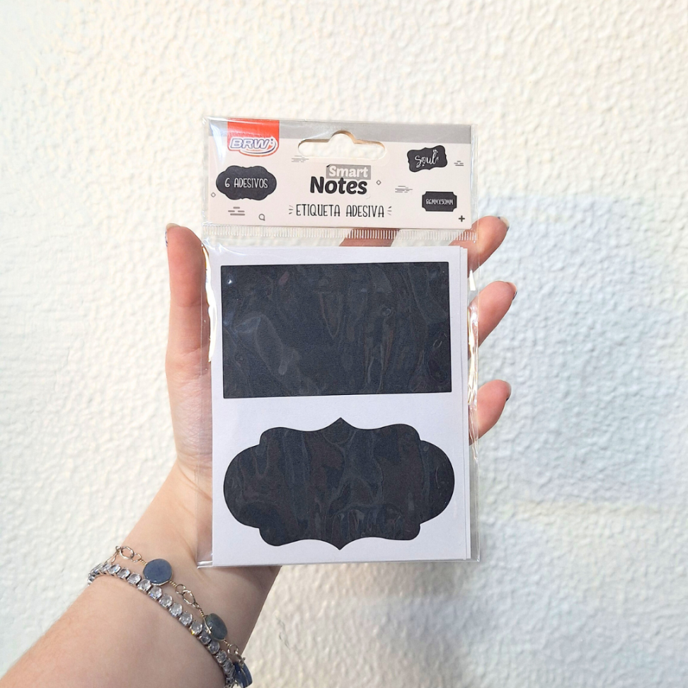 Etiqueta Adesiva Smart Notes Lousa 86mm x 50mm 6 Adesivos Soul BRW - #1