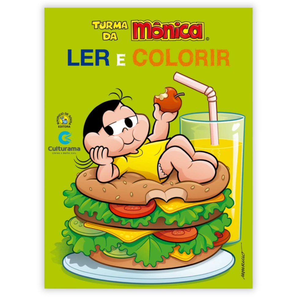 Livro Ler e Colorir Turma da Mônica Culturama - #2