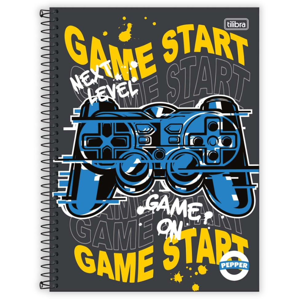 Caderno com Espiral Universitário 1 Matéria Pepper MasculinoTilibra - #1