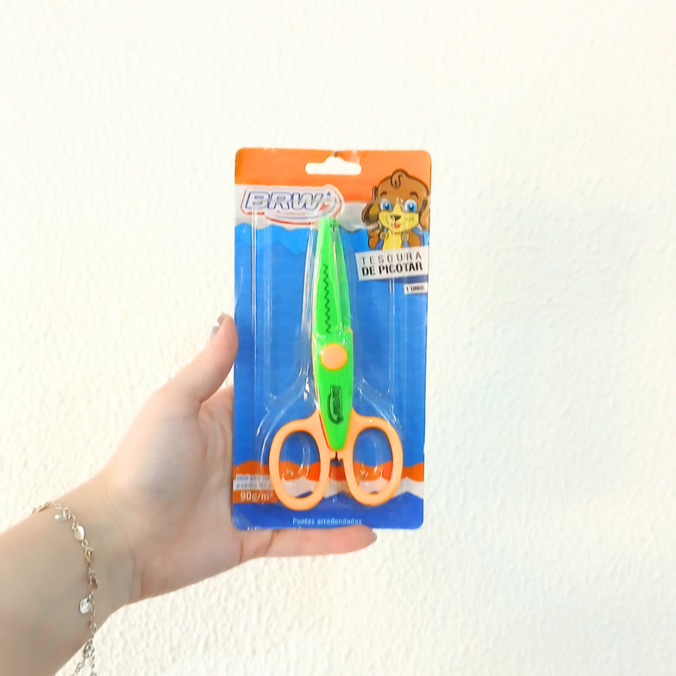 Tesoura de Picotar Zig Zag BRW - #4