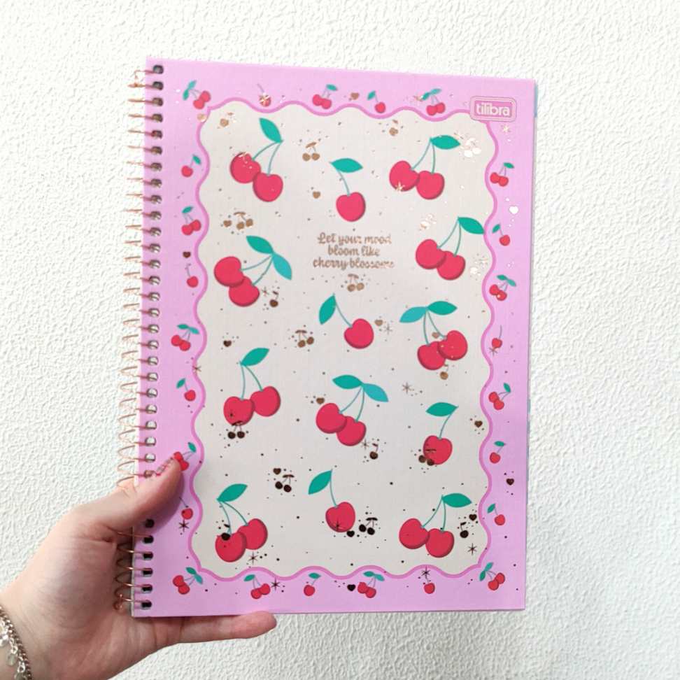 Caderno com Espiral Universitário 1 Matéria Amarena Tilibra - #1