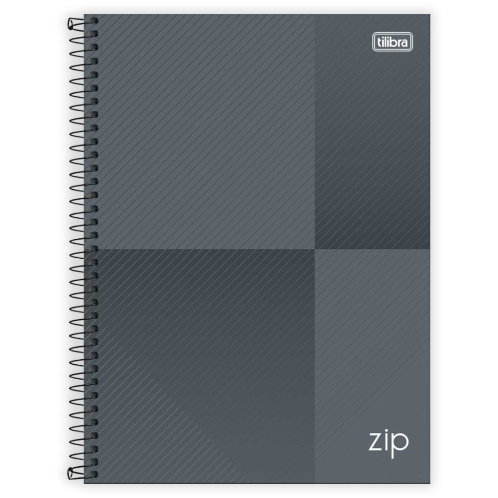 Caderno com Espiral Universitário 1 Matéria Zip B Tilibra - #5