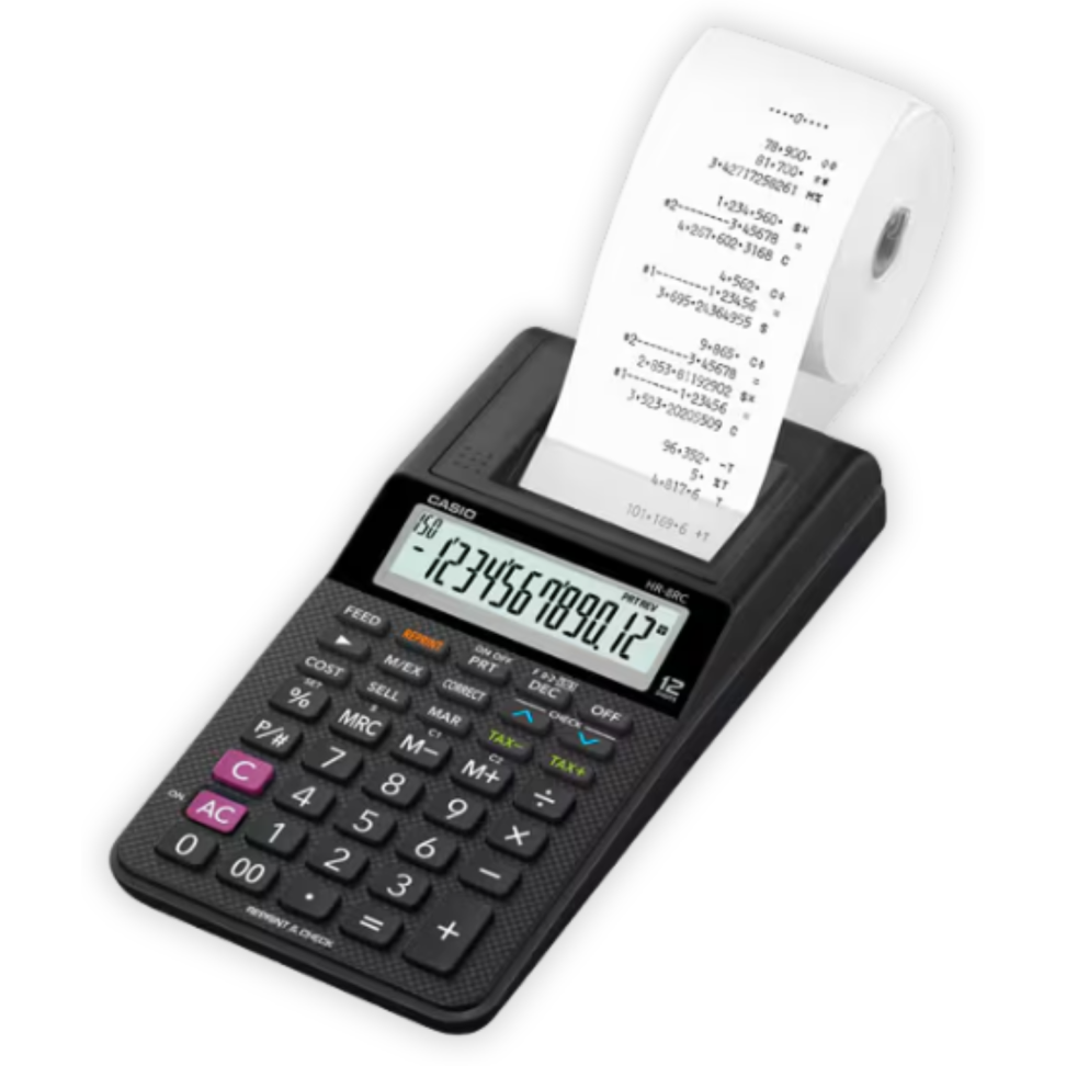 Calculadora com Impressão HR-8RC Casio