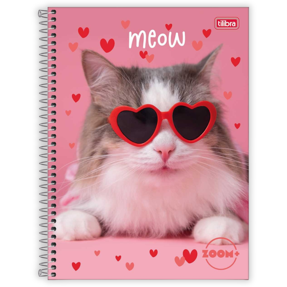 Caderno com Espiral Universitário 1 Matéria Zoom+ Feminino Tilibra - #1