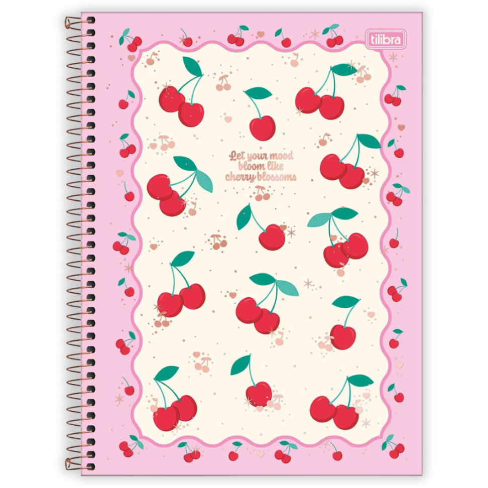 Caderno com Espiral Universitário 1 Matéria Amarena Tilibra - #1