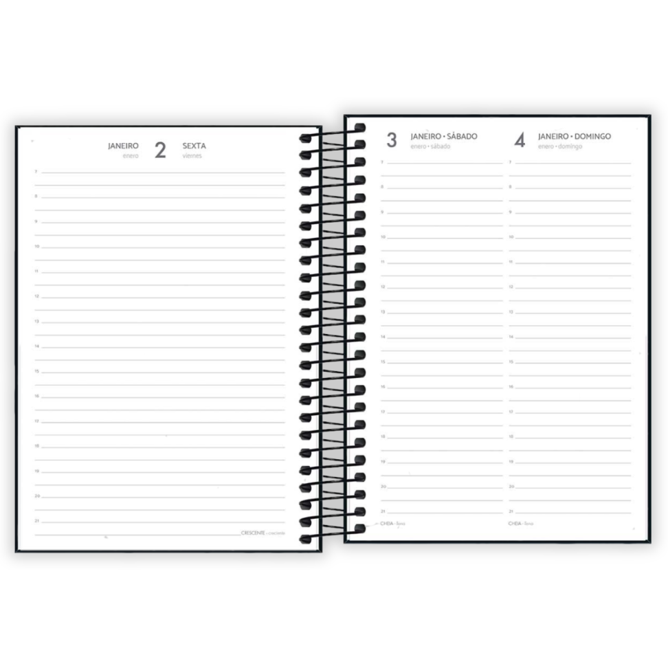 Agenda Executiva Espiral Diária Média Spice 2026 Tilibra - #4