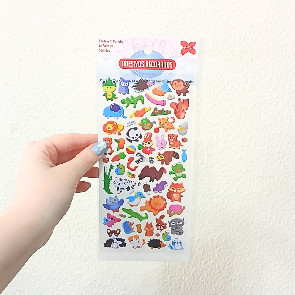 Adesivos Decorados Animais Make+ - #9