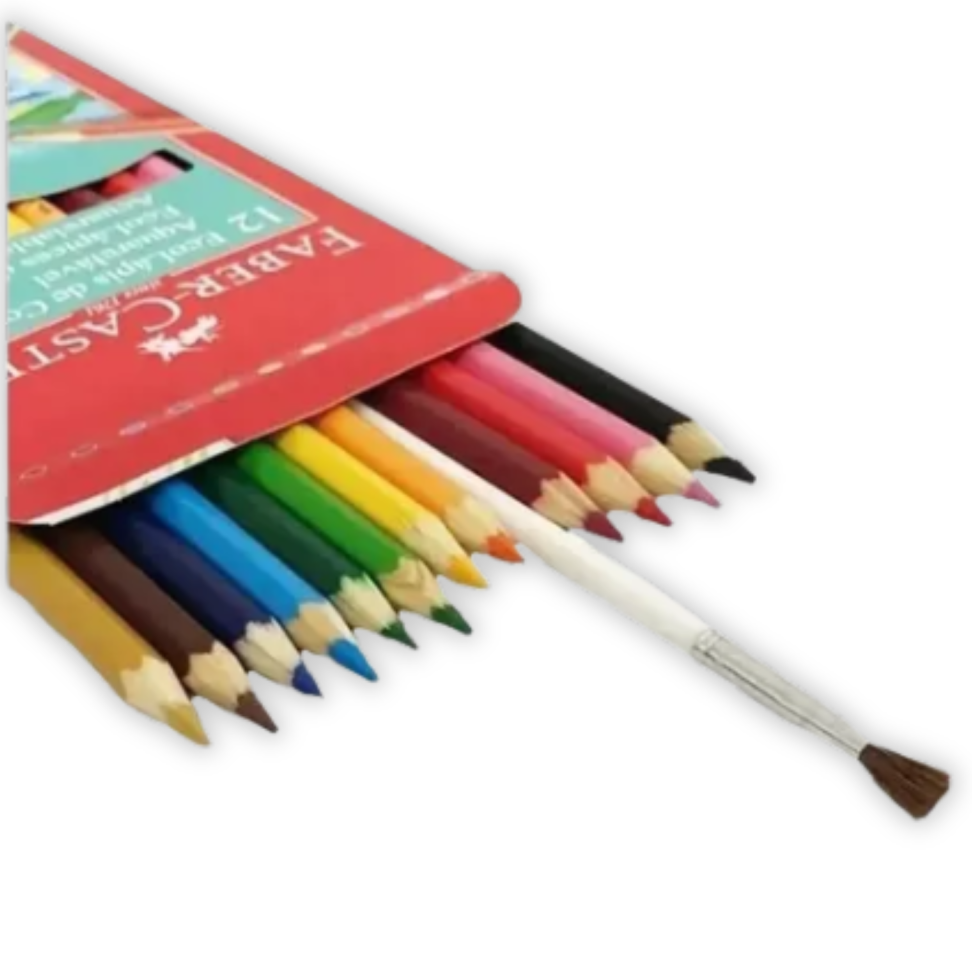 Lápis de Cor Eco 12 Cores Aquarelável Faber-Castell - #2