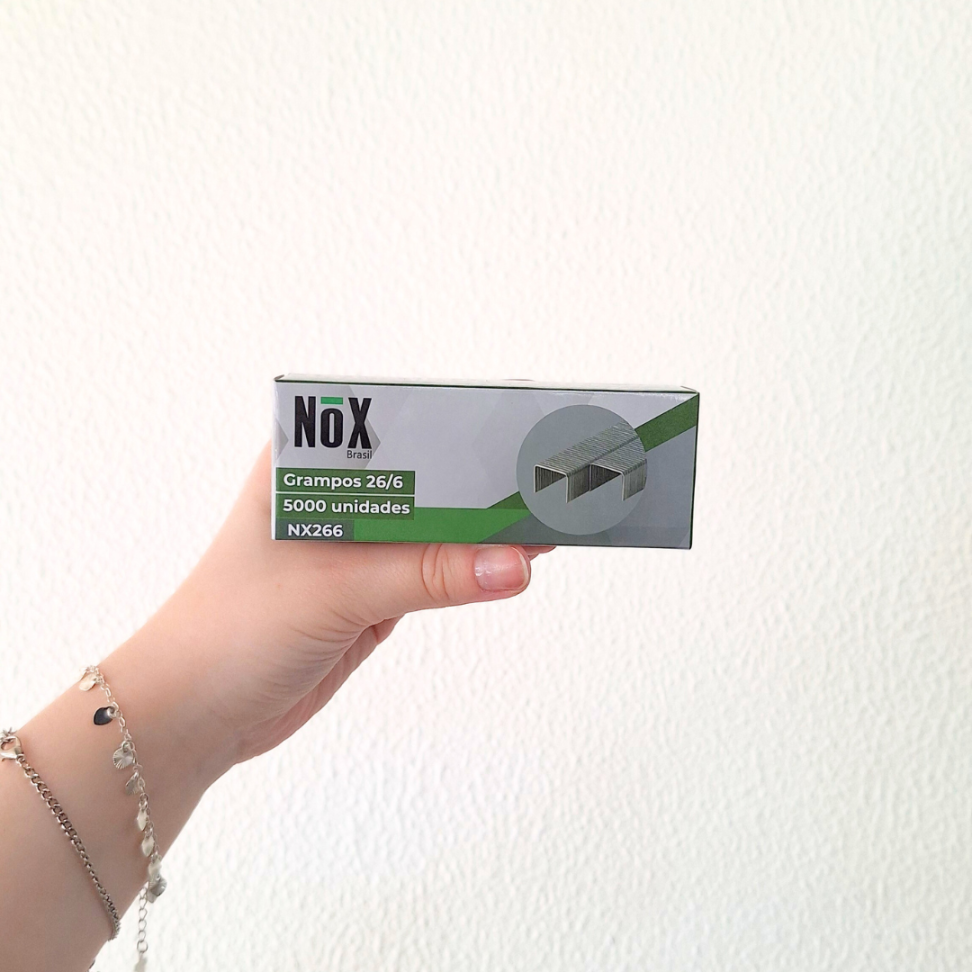 Grampos 26/6 NX266 5000 Unidades Nox - #3