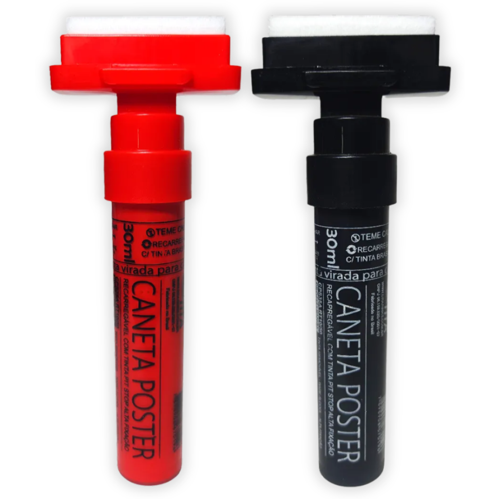 Caneta Poster Ponta Retangular 30ml Titã Brasinks