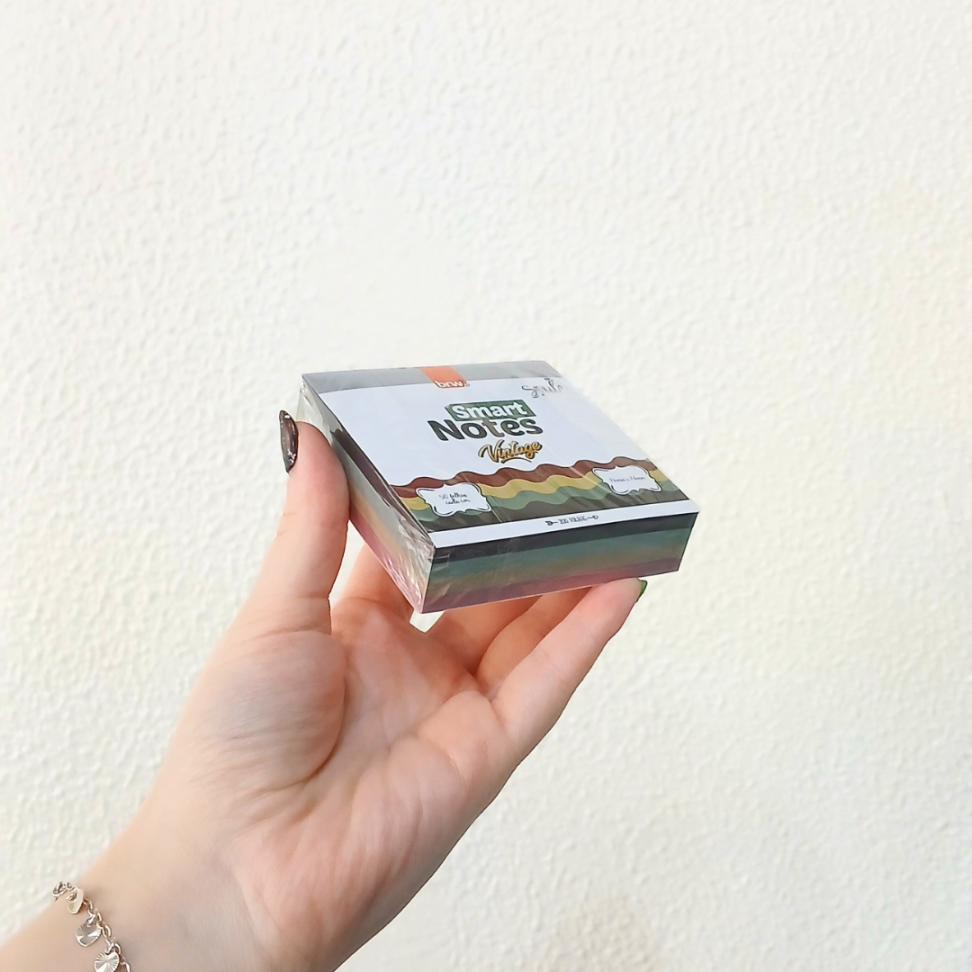 Blocos Smart Notes 76mm x 76mm 4 Cores Vintage Soul BRW - #4