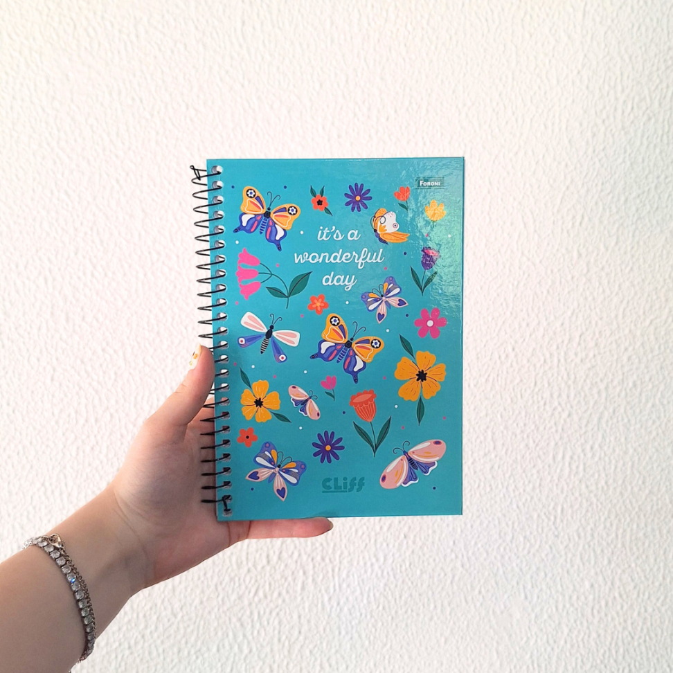 Caderno com Espiral Pequeno 1/4 Cliff Feminino Foroni - #1