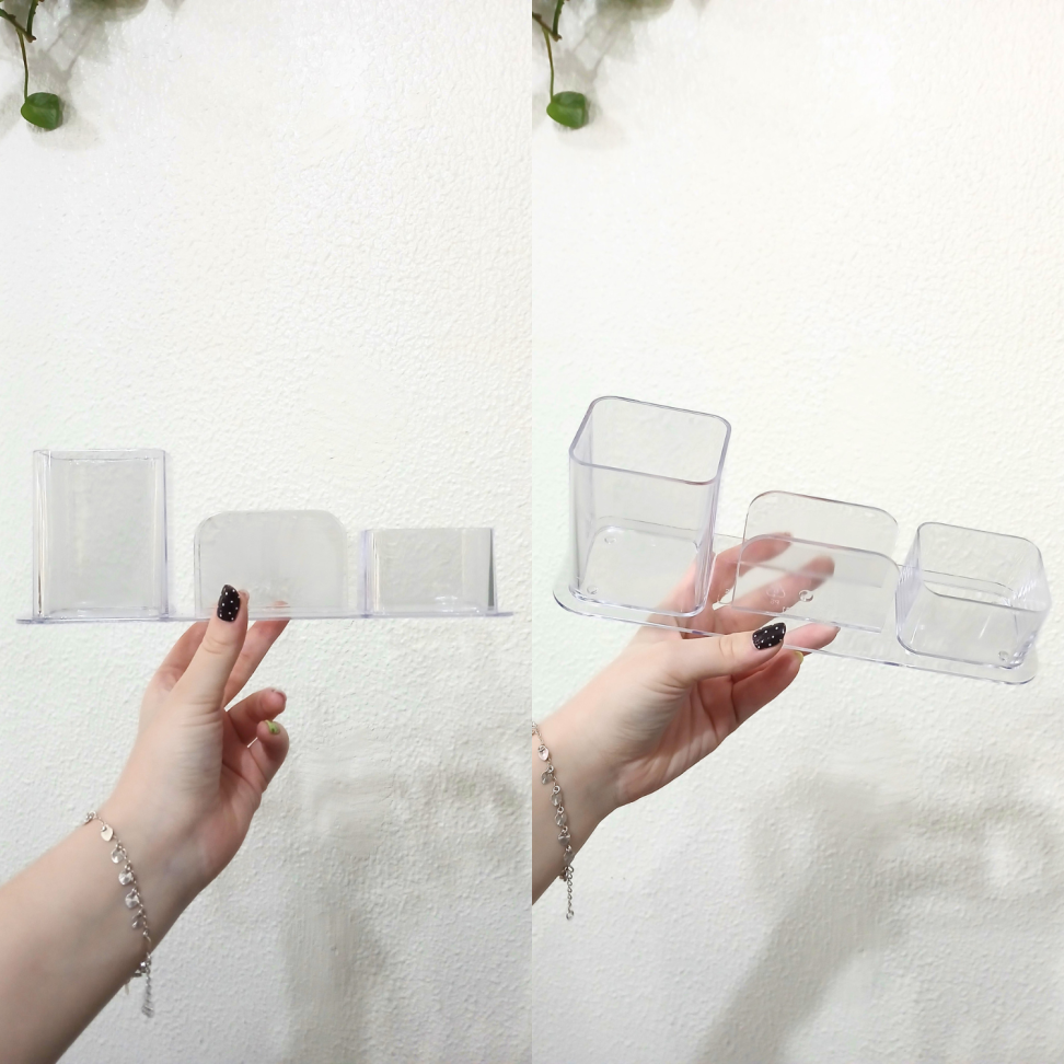 Porta Canetas Triplo Acrílico 3031 Color Dello - #6