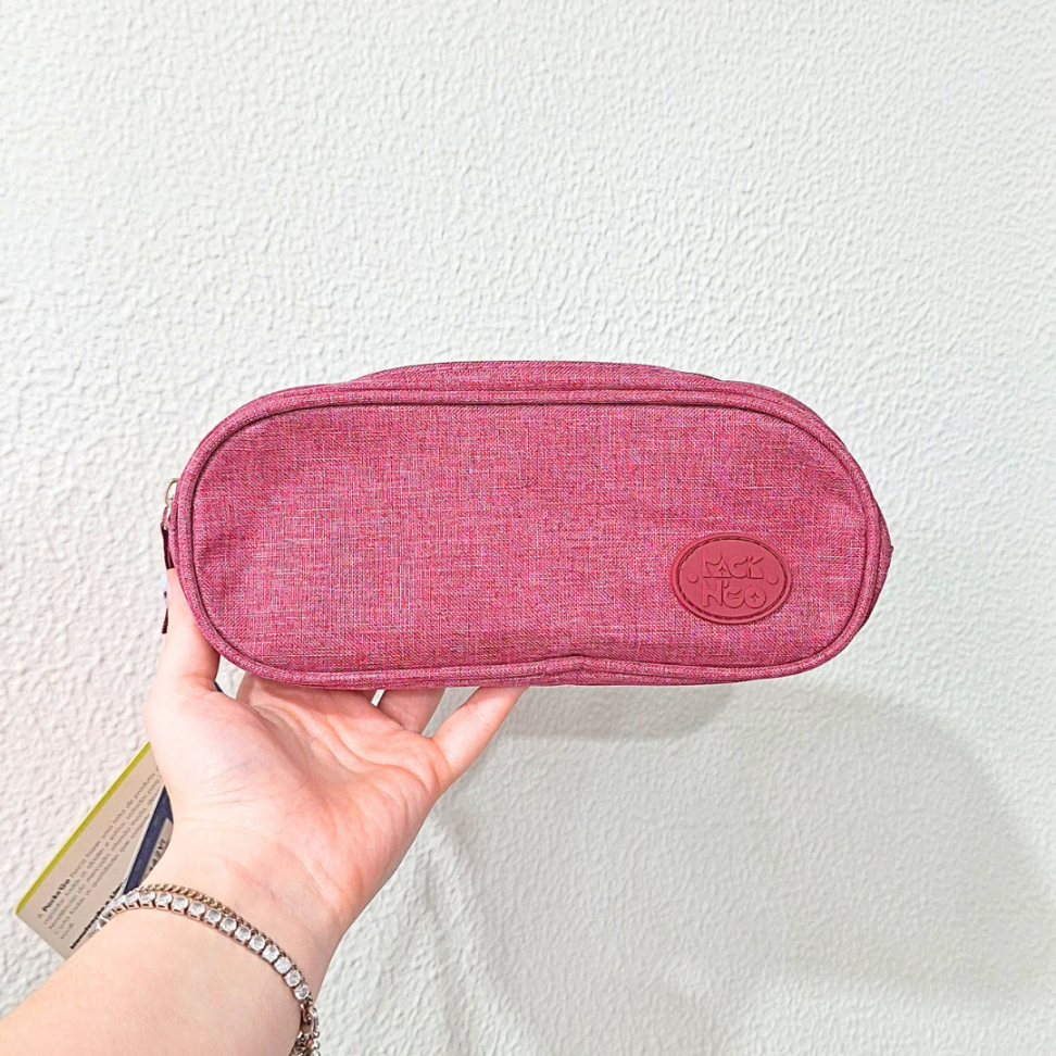 Estojo Duplo Jeans Vinho Packn'Go - #1