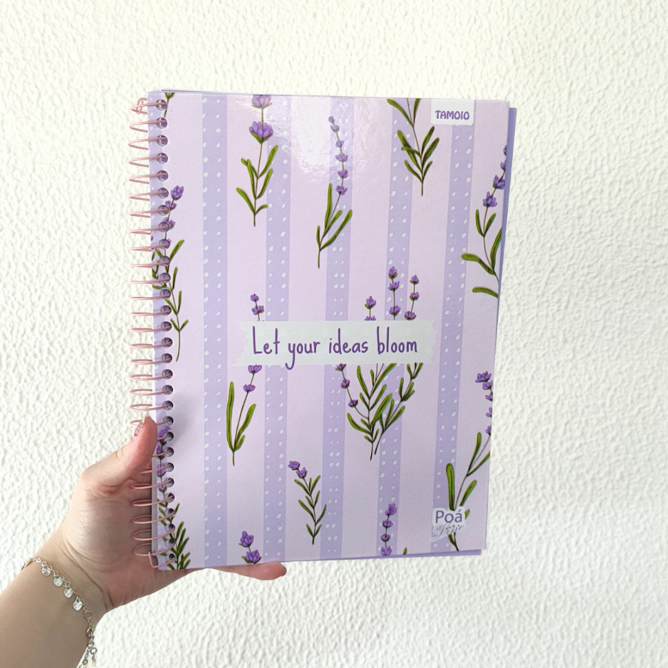 Caderno com Espiral Universitário 10 Matérias Poá Line Tamoio - #1