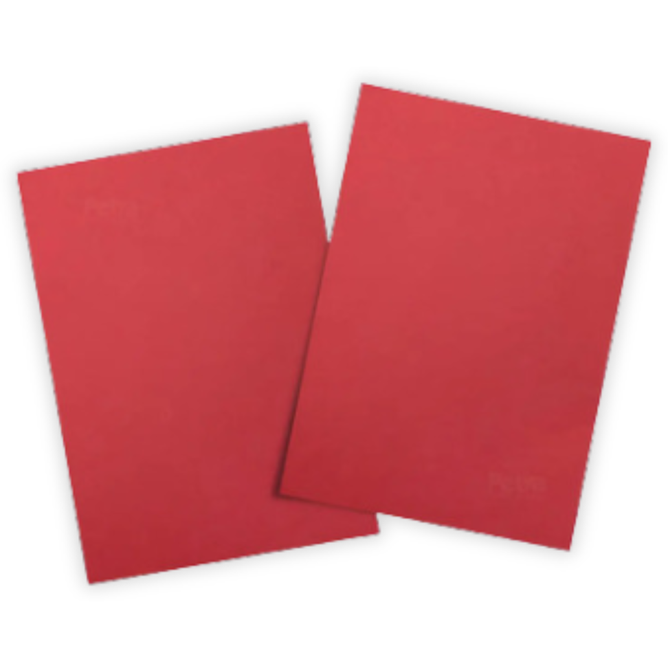 Papel Especial para Artesanato Vermelho A4 180g 1 Folha Invente BRW
