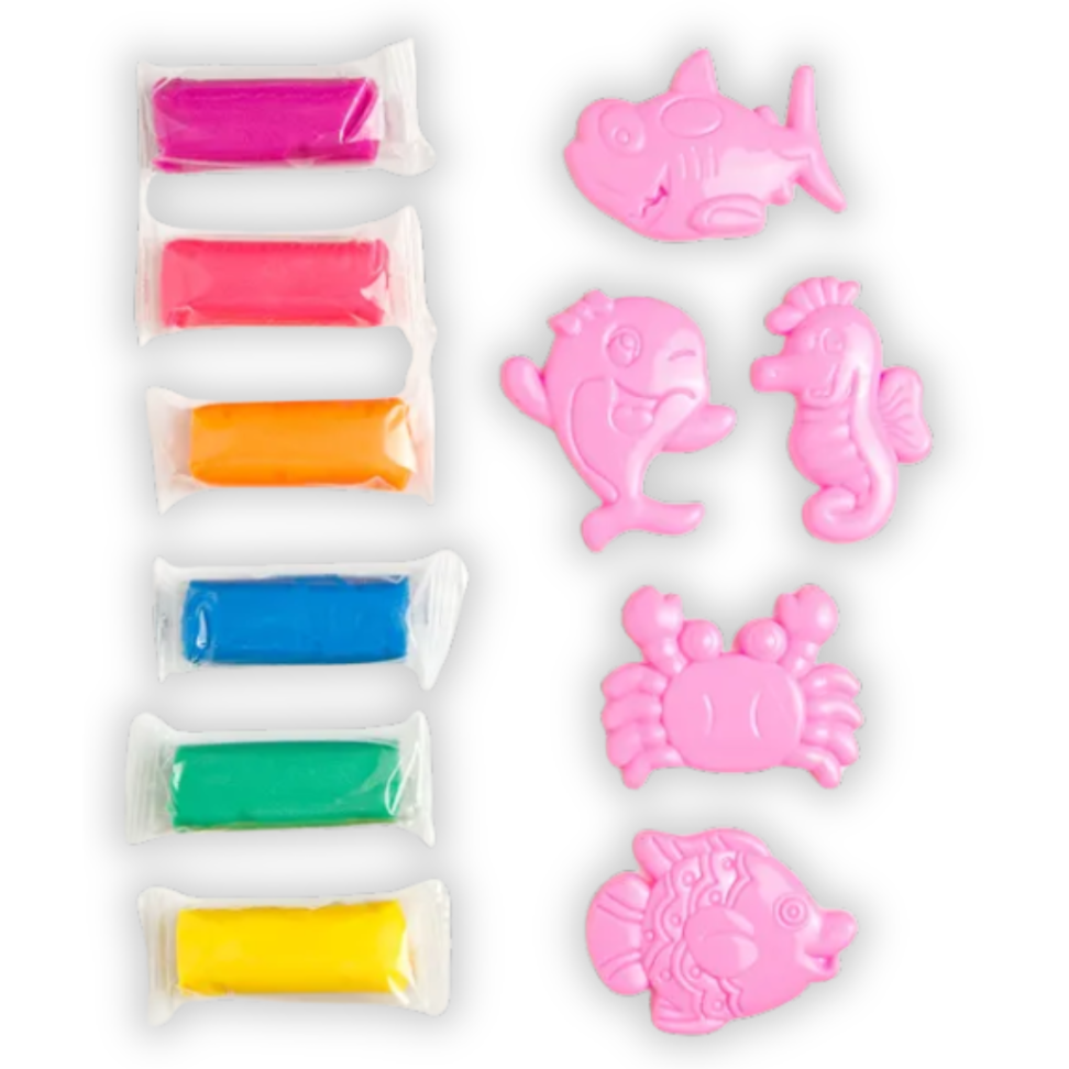 Massinha de Modelar Fundo do Mar 6 Cores + Ferramentas Leo e Leo - #2