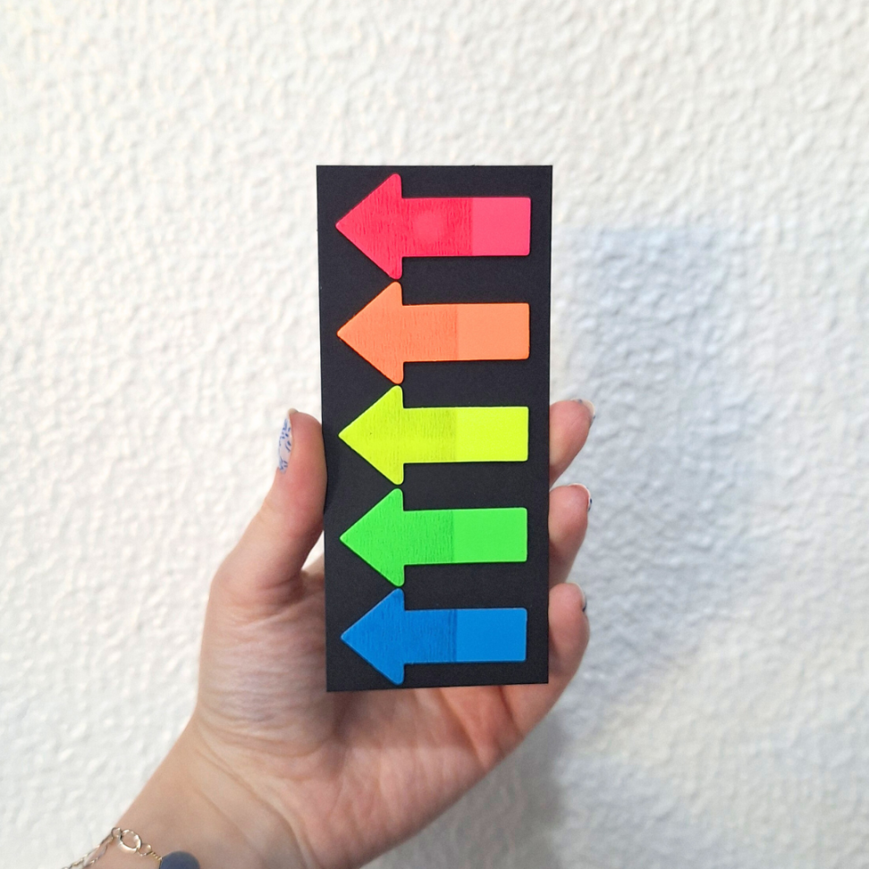 Filme Adesivo Flag Marcador de Página Seta Maxprint - #3