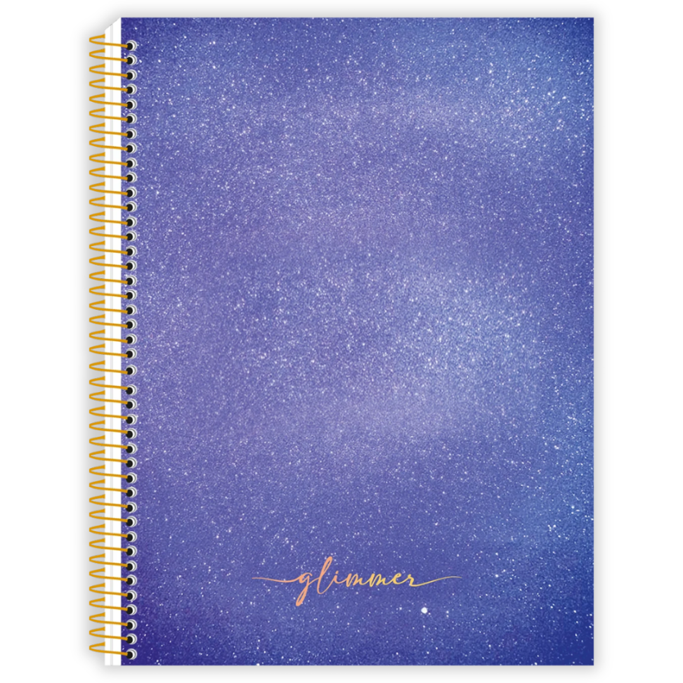 Caderno com Espiral Colegial Glimmer 1 Matéria Animativa - #1