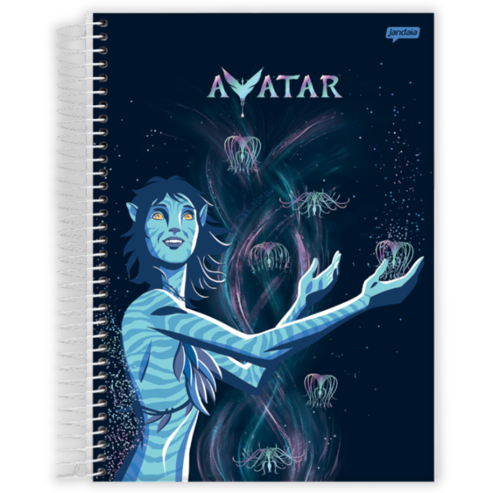 Caderno com Espiral Universitário Avatar 1 Matéria Jandaia - #1