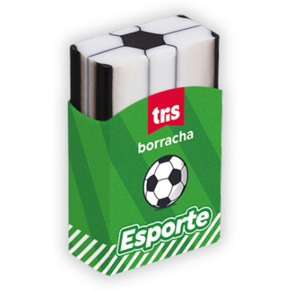 Borracha com Capa Esporte Tris - #1