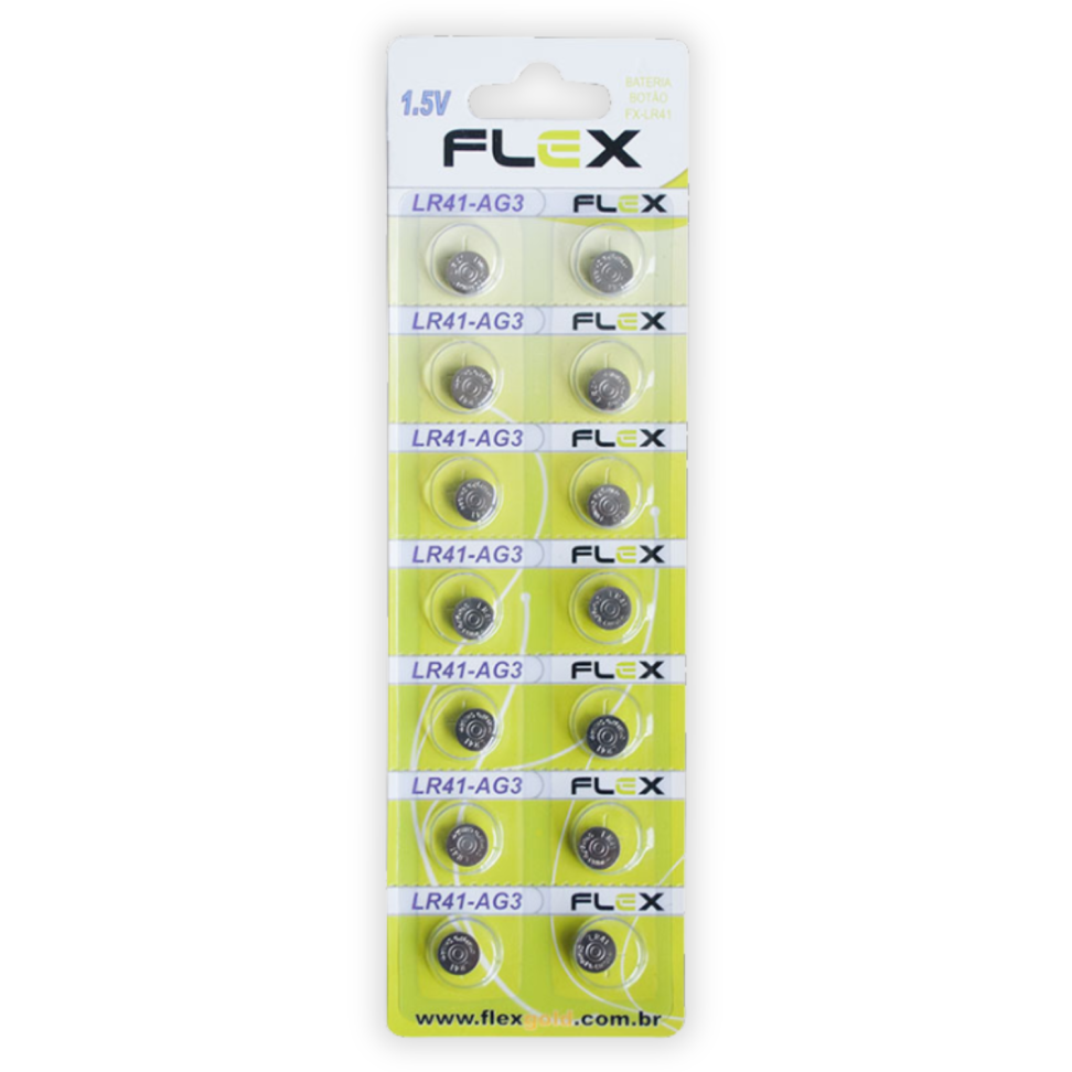 Bateria Botão FX-LR41 AG3 1.5V FlexGold