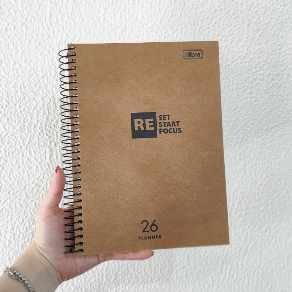 Planner Espiral Médio Kraftwork 2026 Tilibra - #9