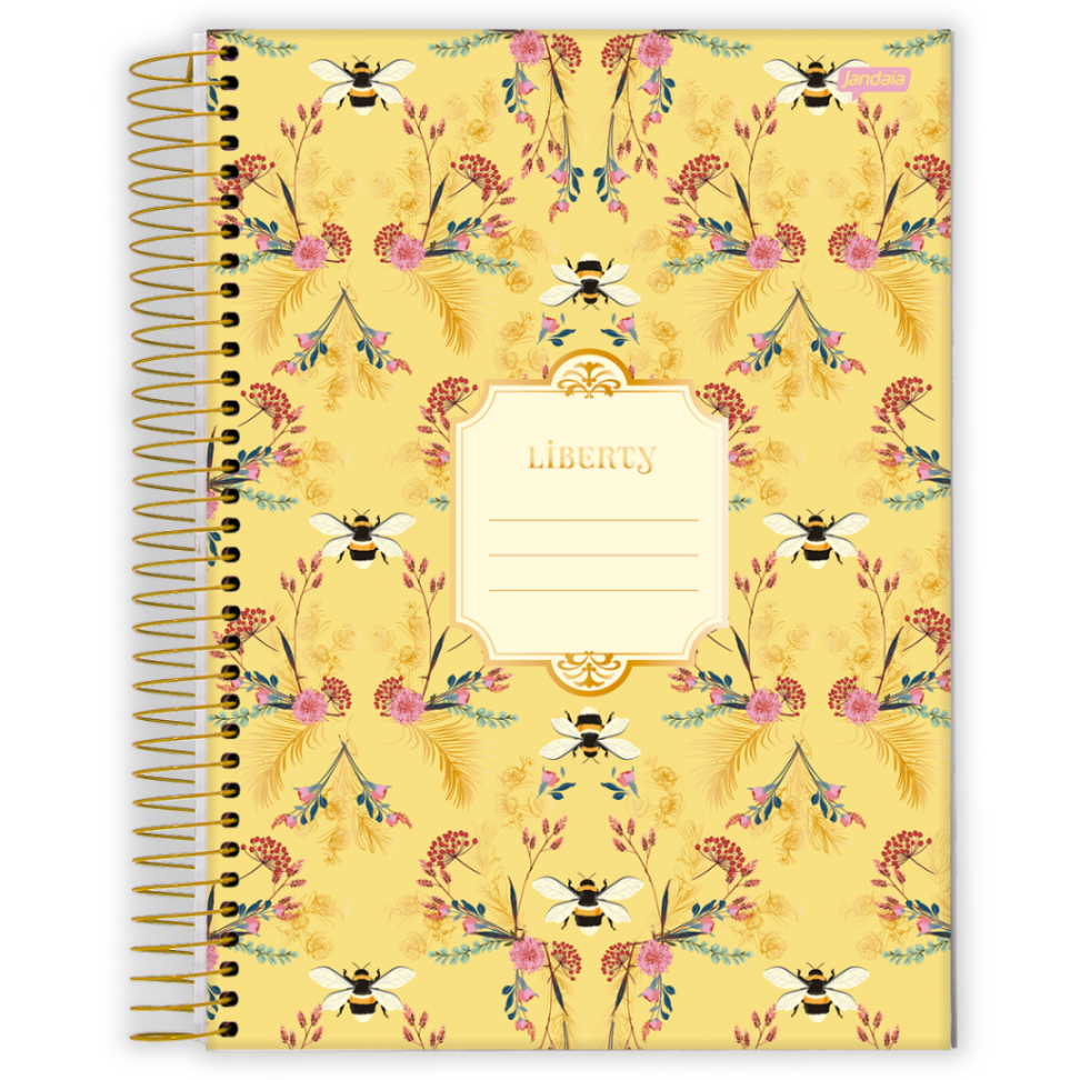 Caderno com Espiral Universitário Liberty 1 Matéria Jandaia - #1